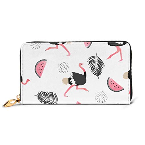 Preisvergleich Produktbild JHGFG Mode Handtasche Reißverschluss Brieftasche Sommer Strauß Wassermelonenscheiben Telefon Kupplung Geldbörse Abendkupplung Blockieren Leder Brieftasche Multi Card Organizer