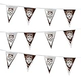 AGAS 15' Lehigh University Graduation Decorations Triangle Flag Pennant Banner Bunting for Birthday Parties Hawks Theme Party Decorations Supplies