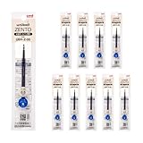 uniball ZENTO Water-Based Ink Refill UBR-Z-05, 0.5mm Fine Point, Blue, Compatible with uniball ZENTO Pens, UBRZ05.33, Pack of 10