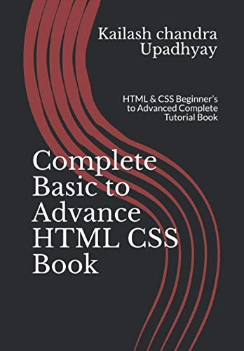Image of HTML Basic CSS Book: HTML & CSS Beginner’s Complete Tutorial Book