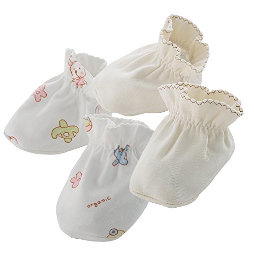 [Promotion] 1+1 Comfort Booties Baby Boy and Girl 100% Certified Organic Cotton