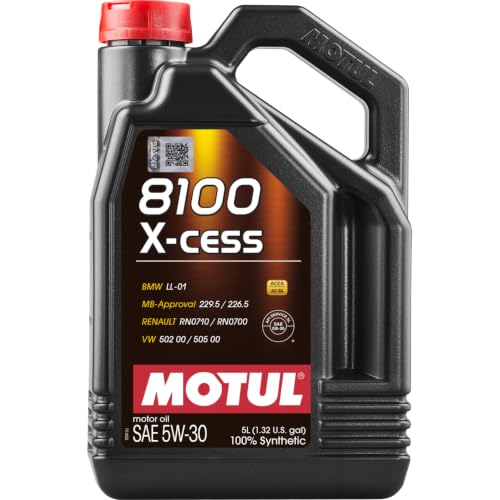 Motul 8100 X-Cess SAE 5W-30 100% Synthetic Engine Oil, BMW L...