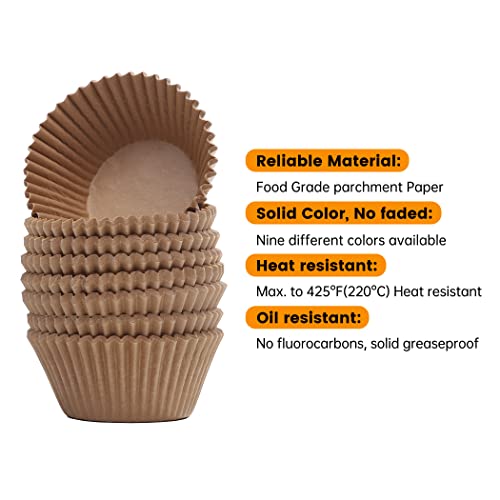 Bake Choice 3024NATURAL Non-Stick 400Pcs Mini Cupcake Liners thumb #2