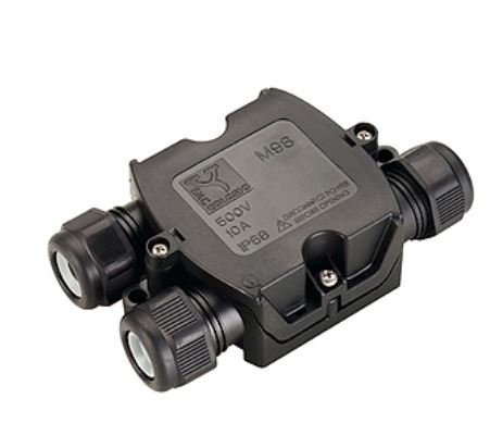 Preisvergleich Produktbild SLV 3fach Verbindungsbox Kabelverbinder Verbindungsmuffe für Erdkabel IP68