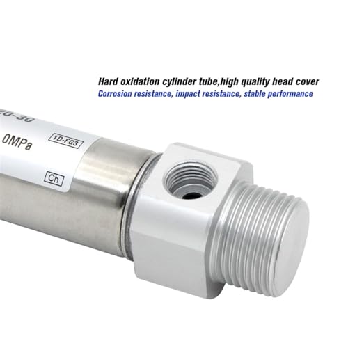 Vérin pneumatique double effet CDM2B 25mm avec détection magnétique intégrée