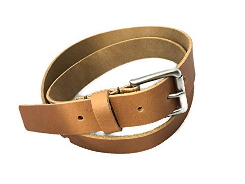 Horween Belt, Men's Light Brown Full Grain Horween Belt2