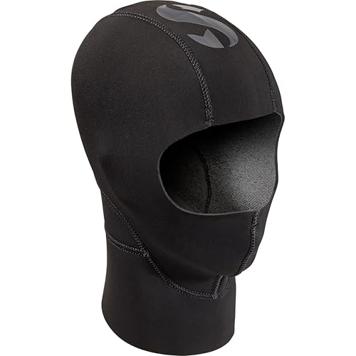 SCUBAPRO 3/2mm Everflex Diving Hood, Unisex, M/L, Black