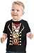 Ann Arbor T-shirt Co. Little Boys' or Girl's Pirate Buccaneer | Cute Halloween Costume Toddler T-Shirt - Black, 4T