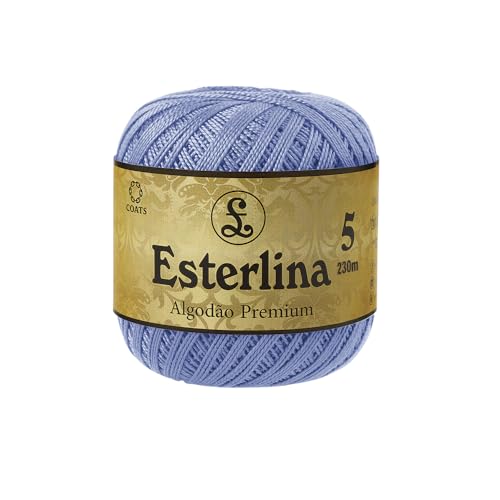 Linha para crochê premium Esterlina 5