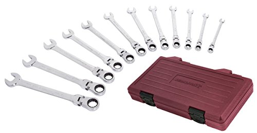 Coffret de 12 clés KRAFTWERK combinées à cliquet articulées 8-19mm - 3403-54