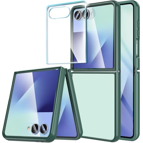 Coque Samsung Z Flip 7 antichoc verte pour sécuriser vos sorties