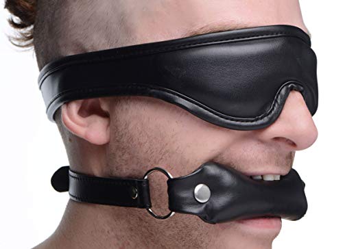 Strict Padded Blindfold & Gag Set #TOP1