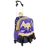 Mochila com rodas Grande Super Hero Girls 17Y Bat Girl - Sestini