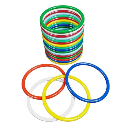 Argola Plástica Varias Cores Grande 12 Cm 20 Pçs Atacado