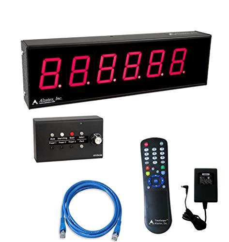 Cronómetro TAKT de ritmo de producción con pantalla LED digital de 6 dígitos y 2-1/3 pulgadas: Horas : Minutos : Segundos miniatura 1