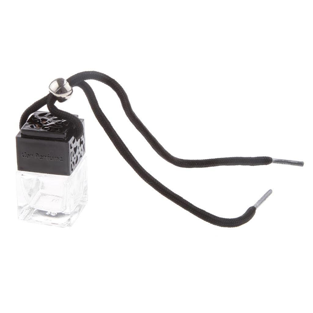 MERISHOPP Car Fragrance Clear Empty Refillable Perfume Air Freshener Hanging Bottle#A-image-37