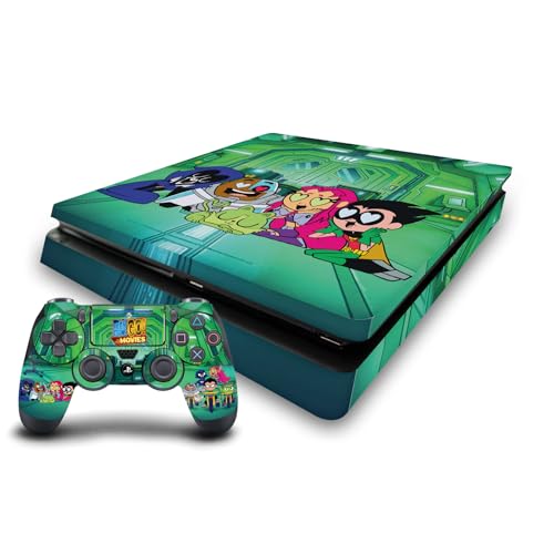 Autocollant de Jeu Vinyle PS4 Slim : Protection Anti-Rayures et Design Teen Titans Go! Graphique