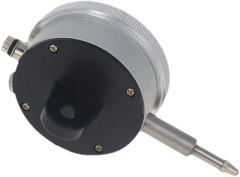 Utoolmart Dial Indicator with Lock 0-10mm 0.01mm Accuracy Metric Metal Precision Measuring Tool for Machinist Engineer 1pcs