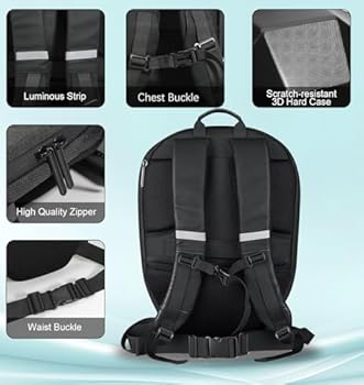 Crelander LED Knight Backpack, Laptop Bag Motorcycle Riding