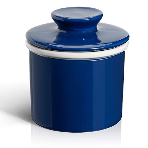 Sweese 305.103 Porcelain Butter Keeper Crock - French Butter Dish - No More