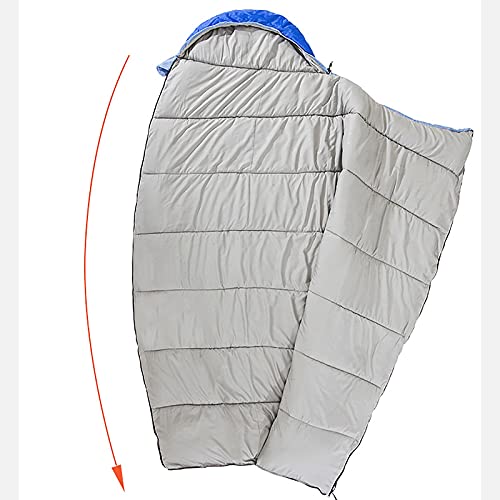 Jianghuayunchuanri Bequemer Schlafsack Outdoor Ultraleichter tragbarer Schlafsack, um schmutzige Reisende Camping-Schlafsack zu halten Indoor- und Outdoor-Aktivitäten (Farbe : Blue, Size : 1.95KG) - Image 3