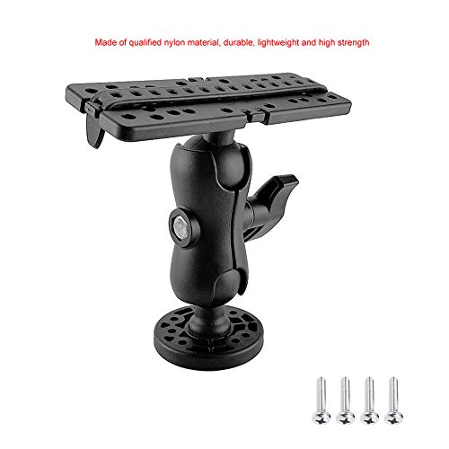 Image of Ball-Mount Fish Finder,Universal Marine Navigation Electronic Fishing Rod Holder 360 Degree Rotatable Marine Fish Finder Mount Rod Holder Fit for GarminMAP 162,168,175