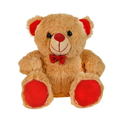 Image of Ultra 07 inch Jolly Teddy Bear Fully Stuffed Soft Plush Toy for Kids in Brown Animal Toy Gift Birthday Anniversary Christmas Diwali Home Decore
