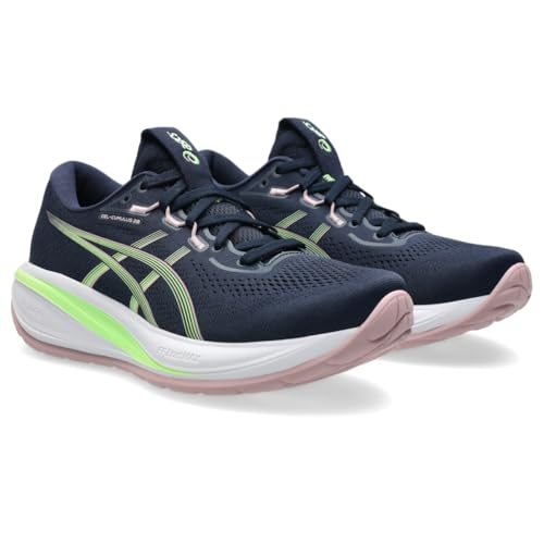 Image of ASICS Women's Gel-Cumulus 28 Running Shoes, 8, Midnight /Illuminate Green