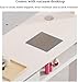 Wooden Nail Artist Manicure Table with Dust Collector – Salon Spa Workstation, Nail Tech Desk, Home Beauty Station for Makeup & Nail Care(Size:120 * 40 * 78 cm)