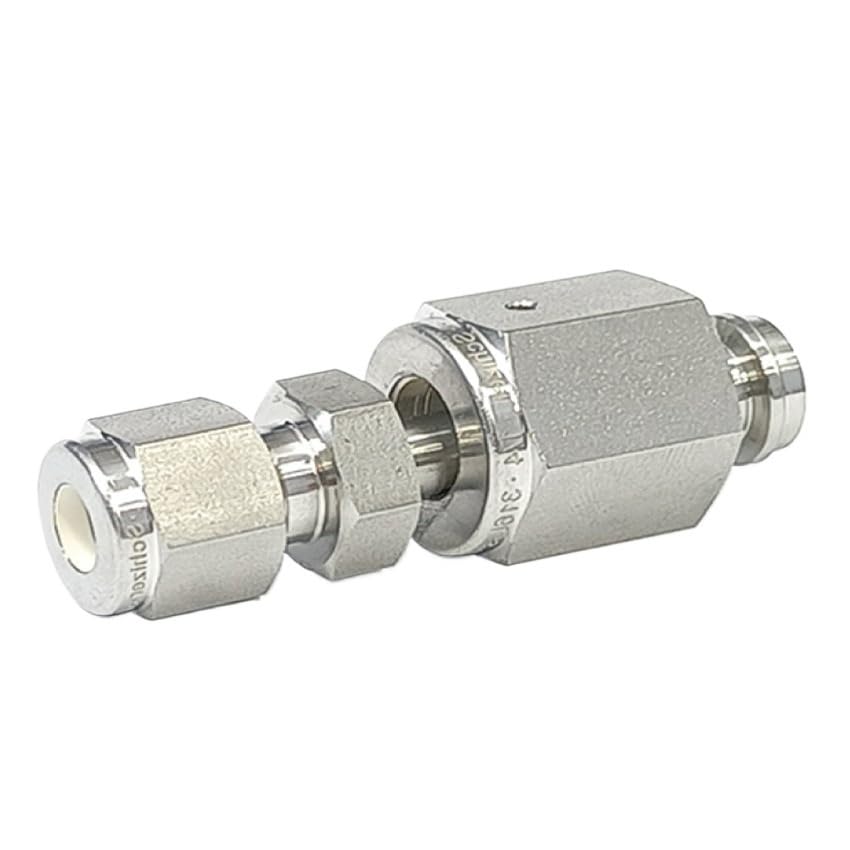 1 szt. stal nierdzewna 316 adapter do montażu uszczelki czołowej żeński magnetowid do złącza rurowego LOK 1/8 1/4 3/8 1/2 cala (0,5 cala żeński magnetowid, 1,91 cm LOK)
