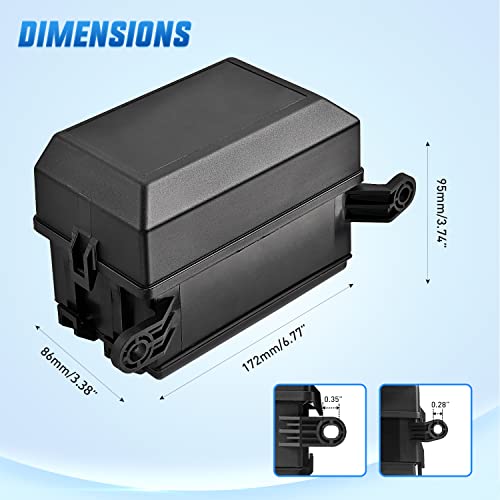 Nilight 12V Fuse Relay Box 6 Relays 6 Slots ATC ATO Blade Fuse Holder 4Pin 5Pin Terminal 40A Relay Waterproof Block Kit Universal for Automotive Car Truck Camper Marine Boat by Nilight - Image 7