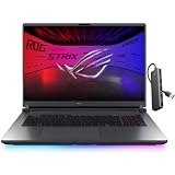 ASUS ROG Strix G18 (2025) Gaming Laptop, 18" 2.5K 240Hz 16:10 Display Laptop, NVIDIA GeForce RTX 5080, Intel Core Ultra 9 275HX, 64GB DDR5 RAM, 8TB M.2 PCIe SSD, WiFi 7, Win11 Pro - Eclipse Gray