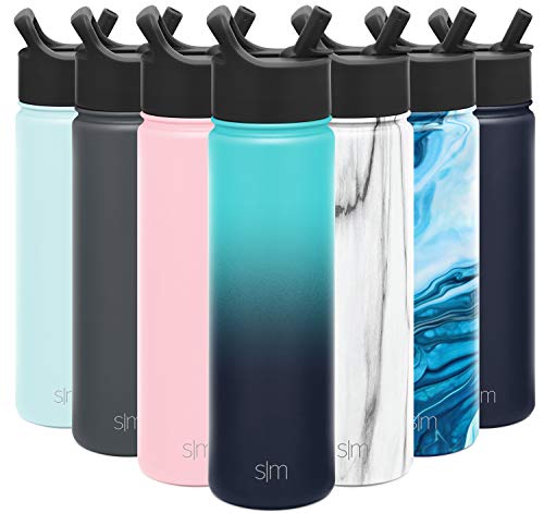 Simple Modern 22 oz Summit Water Bottle with Straw Lid - Gifts