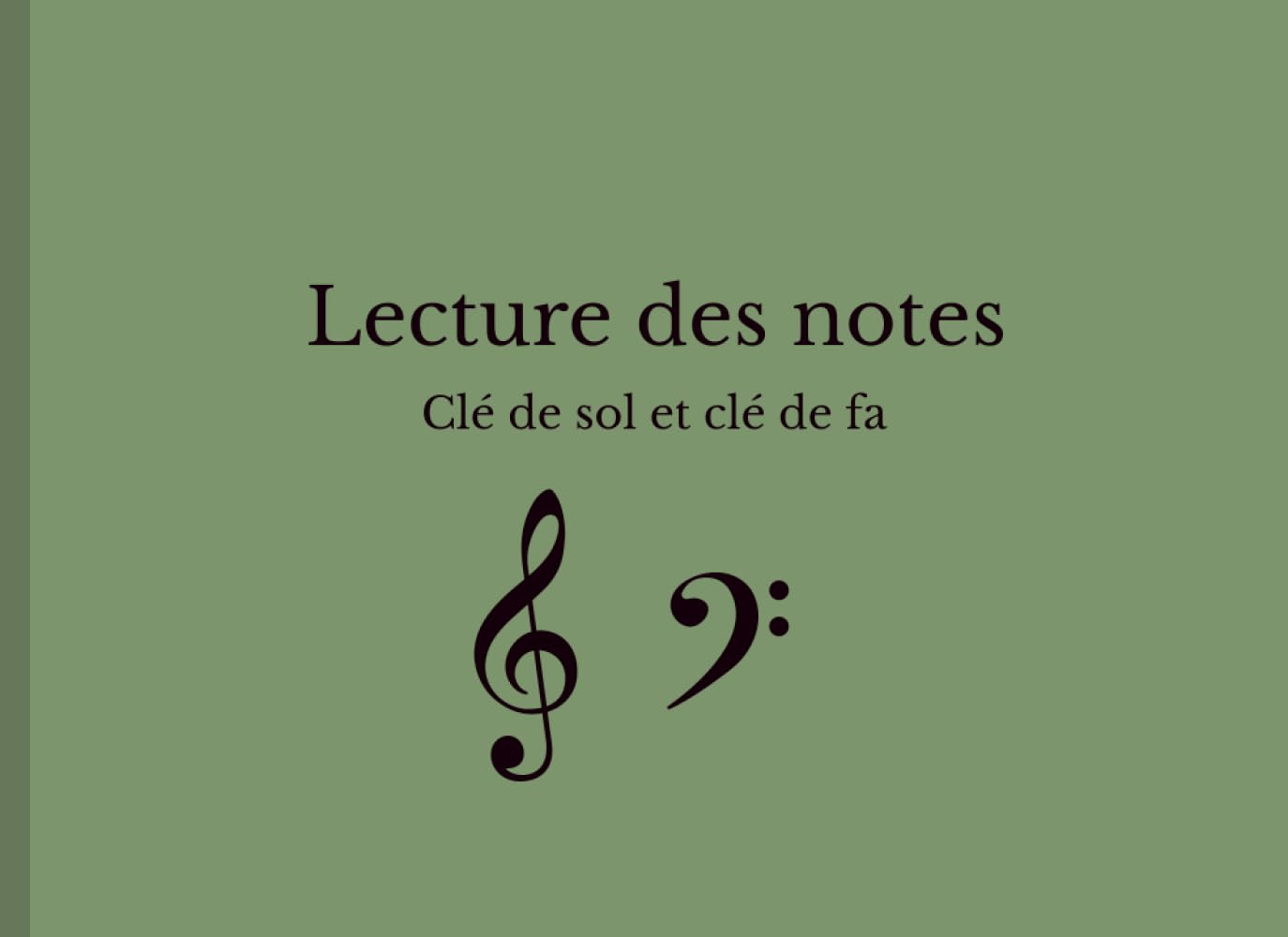 Lecture des notes: Clé de sol et clé de fa