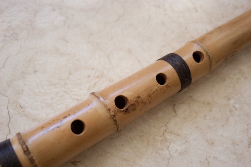 1.3 Zen Shakuhachi W. Root End And Kinko Mouthpiece - Excellent G /#A/C/D/F #TOP1