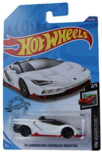 Hot Wheels Auto a Escala 1:64 Lamborghini Centenario Blanco