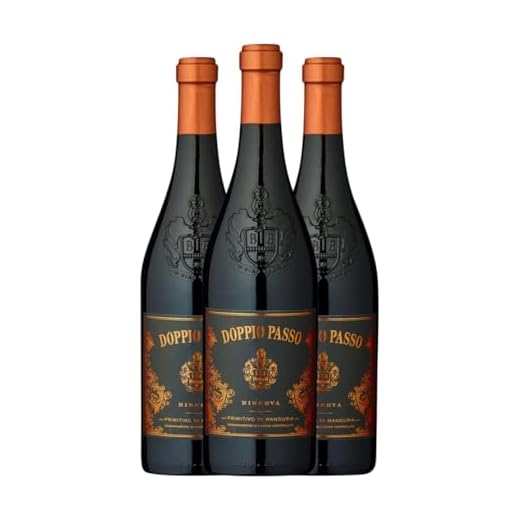 Botter Carlo Doppio Passo Primitivo di Manduria Reserve 75 cl Rotwein (Karton mit 3 Flaschen von 75 cl)