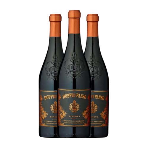Botter Carlo Doppio Passo Primitivo di Manduria Reserva 75 cl Vino tinto (Caja de 3 Botellas de 75 cl)