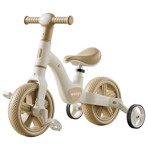 Beauenty Tricycle for Kids Toddler Balance Bike 3-in-1Riding Tricycles Bike with Footrest for 1-5 Years Old(Style 2)
