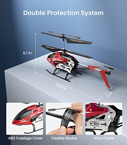 Syma Rc Helicopters, Remote Control Helicopter Aircraft With Altitude Hold, One Key Take Off/Landing, High & Low Speed And Dual Protection System For Indoor To Fly For Kids And Adults Beginners #TOP3