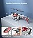 SYMA RC Helicopters, S50H Remote Control Helicopter Toys for Boys Girls with 2 Batteries, 2 Speed Modes, Altitude Hold and One-Key Take Off/Landing, Gift Toy for Kids and Adults, Red