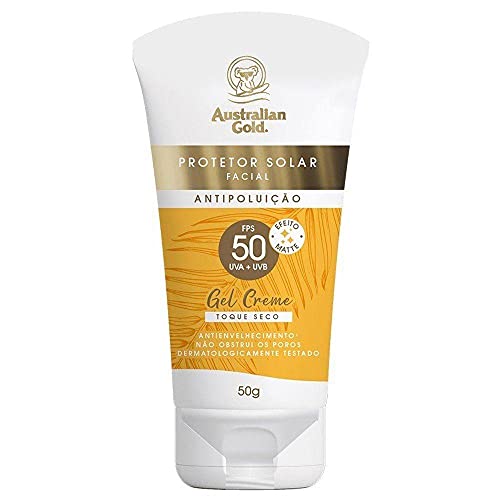 Australian Gold Protetor Solar Facial Gel Creme Fps 50 50Gr, Australian Gold