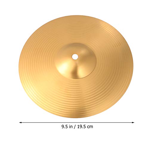 Milisten 10 Inch Brass Crash Ride Hi Hat Cymbals Traditional Cymbal For Players Beginners Percussion Music Instrument Parts #TOP1