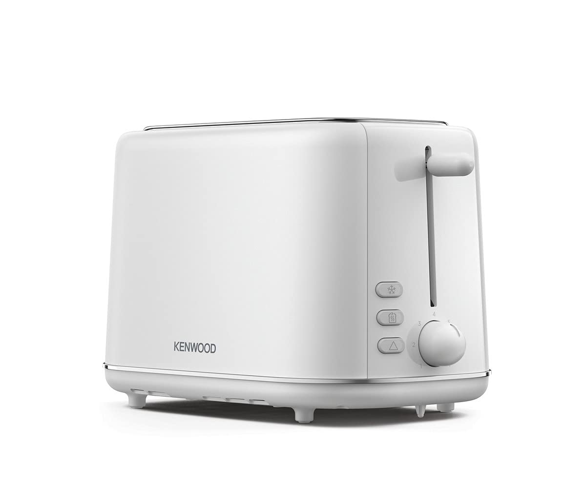 Abbey Lux Toaster, 2 Slot Toaster, 7 Browning Settings, Reheat, Defrost and Cancel Functions, Pull Crumb Tray, Cord Storage, 800 W, TCP05.A0WH, White