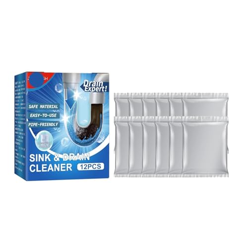 KLYso Pastillas Desatascadoras De Desagües: Destapan Tuberías De Cocina E Inodoros, Eliminan Olores Y Son Seguras For Todo Tipo De Tuberías.(3PCS)