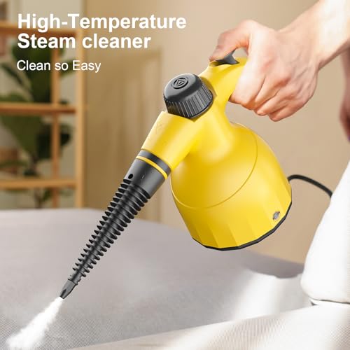 Handheld Steam Cleaner: Multi-Surface Steamer with 10 PCS Accessories Pressurized Natural Steam Cleaner for Home Cleaning Dirt, Grease, Grout, Tile, Floor, Couch and Car by OHHSUN - Image 7