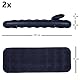 Jilong 3-in-1 Luftbett Campingbett mit Kopfkissen für 2 Personen 2x 191x73x22 cm velourbeschichtetes Bett Luftmatratze Luftbett Doppelluftmatratze Doppelluftbett Reisebett Gästebett Matratze