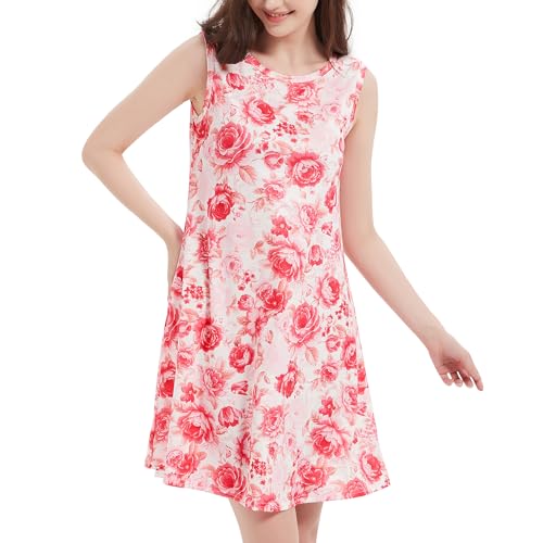 Scotamalone - Scotamalone Summer Dresses for Women - Casual Floral Tshirt Sundress with Pockets for Beach, Travel and Vacation - Best Deal on Amazon