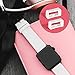 6pcs 18mm Watch Strap Holder Loop Silicone Watch Band Keeper Retainer Replacement Watch Fastener Rings for Band Wristband (White)
