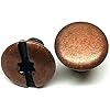 10 Pack 1/4" Antiqued Copper Chicago Screws with Grips #2